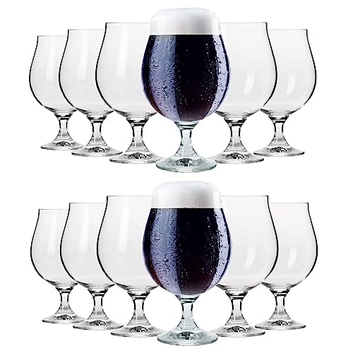KIAPPO Biergläser Set für Dunkles Bier 500 ml - 12 Stück Gläser Set - Transparentes Glas - Kristallgläser - Geschenke für Männer - Spülmaschinenfest - 170 x 75 mm KIAPPO Biergläser Set für Dunkles Bier 500 ml - 12 Stück Gläser Set - Transparentes Glas - Kristallgläser - Geschenke für Männer - Spülmaschinenfest - 170 x 75 mm von KIAPPO