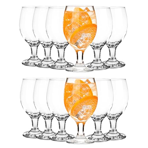 KIAPPO Pokal Gläser Set 400 ml - 12 Stk. Dessertgläser Dessertschalen Klein Party Dessertbecher Joghurtgläser Pudding Glaeser Glasbecher Für Getränke Cocktailgläser Saftgläser von KIAPPO