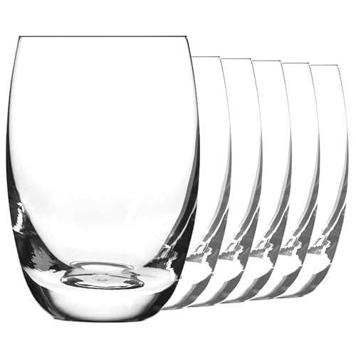 KIAPPO Whisky Gläser Set 360 ml - 6 Stk. Modern Whiskey Glass Whiskyglaeser Rum Gin Cognac Bourbon Wiskey Wisky Glasses Wiskeyglaeser Whiskygläser Wasserglaeser Trinkgläser von KIAPPO