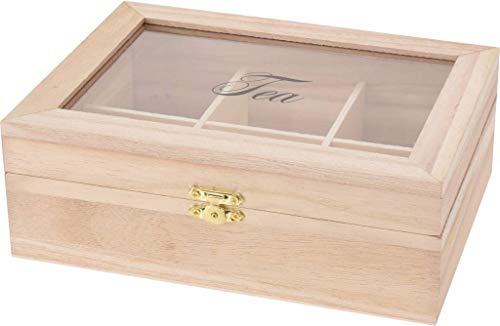 KIB Teebox aus Holz mit 6 Fächern von KIB