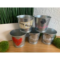 Abschiedsgeschenk, Gute Besserung, Muttertag, Geburtstag, Blumentopf Personalisiert von KIBAFU