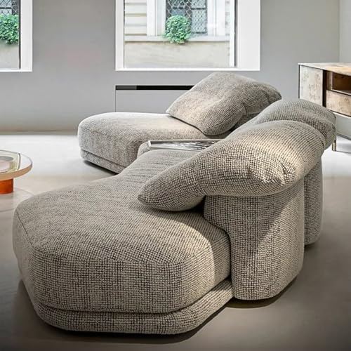 KIBONCY 3 Sitzer -Sofas,147 ”gebogenes Schnittsofa Mit 5-Gang-Einstellbarer Rückenlehne, Keine Baugruppe Erforderte Eine Halbmond-Couch Mit Tiefen Sitz, Marmor-Beistelltisch A KIBONCY 3 Sitzer -Sofas,147 ”gebogenes Schnittsofa Mit 5-Gang-Einstellbarer Rückenlehne, Keine Baugruppe Erforderte Eine Halbmond-Couch Mit Tiefen Sitz, Marmor-Beistelltisch A von KIBONCY