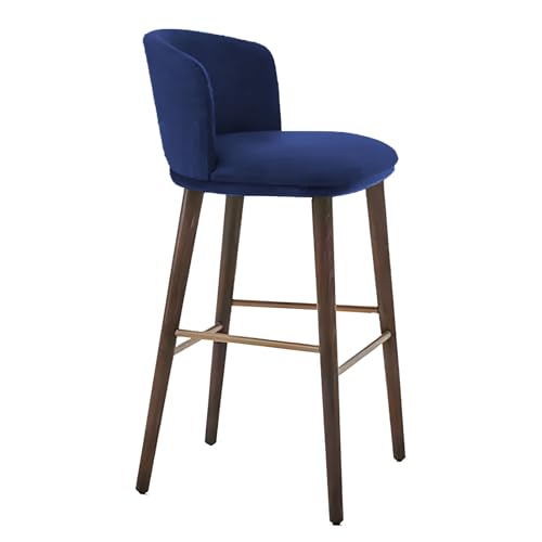 KIBONCY 41,3'' Moderne Barhocker, Barhocker mit Rückenlehne in Tischhöhe, Bouclé-Stoff, Küche und Wohnzimmerbar D von KIBONCY