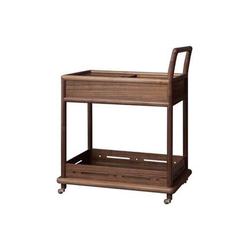 KIBONCY Endtische Holz Wohnzimmersofa Beikleber Retro Retro Minimalist Movable Eck Nachttisch A von KIBONCY