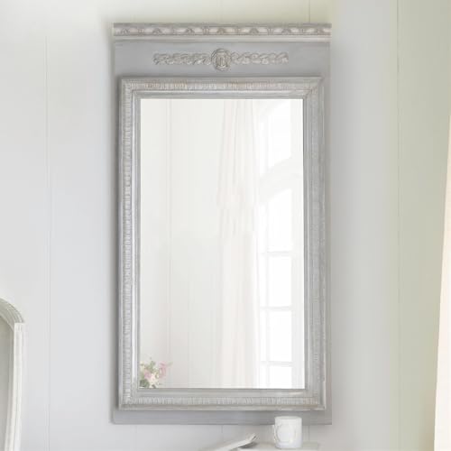KIBONCY Schlafzimmer-Schminkspiegel, rustikale Hängespiegel Rechteckig, für Badezimmer, Schlafzimmer, Wohnzimmer oder Eingangsbereich B von KIBONCY