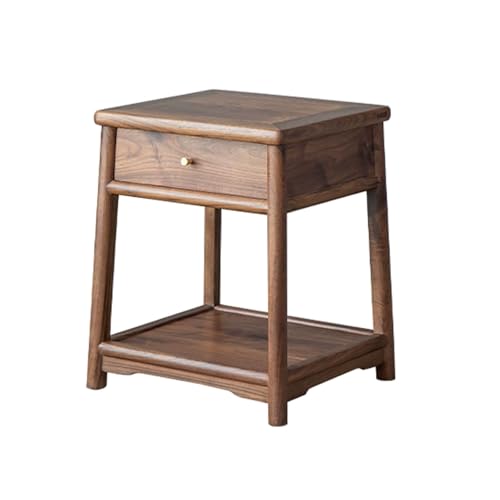 KIBONCY Schlafzimmermöbel Endtisch, Holz 2-stufiger Nachttisch Mit Lagerung, Kaffeetisch Für Wohnzimmer, Schlafzimmer B KIBONCY Schlafzimmermöbel Endtisch, Holz 2-stufiger Nachttisch Mit Lagerung, Kaffeetisch Für Wohnzimmer, Schlafzimmer B von KIBONCY