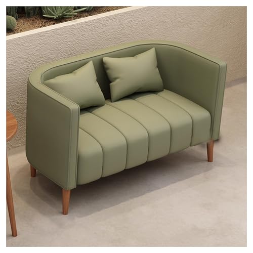 KIBONCY Stilvolles Café-Booth-Sofa, süßfarbiger Empfangstisch und Stuhlsatz, künstlerisches gepolstertes Tiefen-Sitzsofa – ideal für Milchtee-Läden und Dessertgeschäfte Double seat von KIBONCY