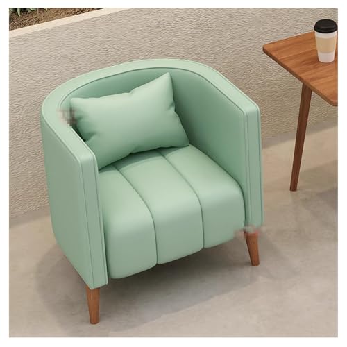 KIBONCY Stilvolles Café-Booth-Sofa, süßfarbiger Empfangstisch und Stuhlsatz, künstlerisches gepolstertes Tiefen-Sitzsofa – ideal für Milchtee-Läden und Dessertgeschäfte Single seat von KIBONCY