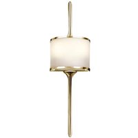 Kichler - gebraucht] Led Wandlampe Mona Höhe 55,9 Cm Messingpoliert Wandlampe Wandleuchte B-Ware von KICHLER