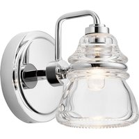 Kichler - Elstead Talland Badezimmer-Wandleuchte Chrom poliert, IP44 von KICHLER