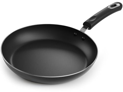 KICHLY Antihaft Bratpfanne 28cm, Beschichtete Pfanne Induktion, Aluminium Nonstick Frying Pan, Induktionspfanne Geeignet Für alle Herdarten - Grau von KICHLY