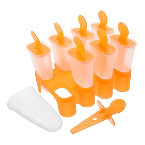 KICHOUSE 1 Satz Eisformen Fach Popsicle Mold aus Kunststoff für Kreative Eiskreationen für Familien Wiederverwendbar und Leicht zu Reinigen Farben Gemischt Zufällige Farbe von KICHOUSE