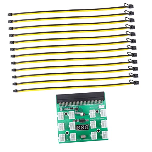 KICHOUSE 1satz Server Netzteiladapter Pin Pin Kabel Gpu Board Adapter Für Mining Power Supply Kompatibel Mit Gängigen Server-netzteilen Inklusive Sicherem Verriegelungsmechanismus von KICHOUSE