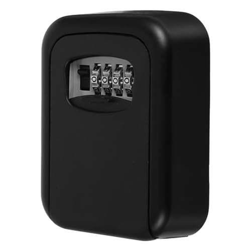 KICHOUSE 1 Satz Schlüsselkasten An Der Wand Kombinationsschloss Im Freien Schlüsselschaltkasten Mit Code Schlüsselkasten Für Draußen Key Lockbox Aluminiumlegierung Schwarz KICHOUSE 1 Satz Schlüsselkasten An Der Wand Kombinationsschloss Im Freien Schlüsselschaltkasten Mit Code Schlüsselkasten Für Draußen Key Lockbox Aluminiumlegierung Schwarz von KICHOUSE