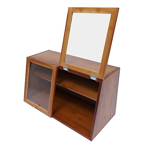 KICHOUSE Multifunktionales Arbeitsplatten-Sideboard Aus Glas Aufbewahrungsschrank Tassendisplay Für Die Küche von KICHOUSE