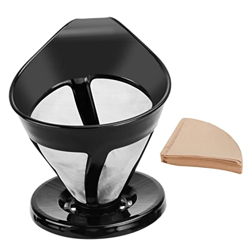 KICHOUSE 1 Stück Kaffeefilter Tassen Korb Filter Serve Brew Single Pot Stahl Mesh Home Tee Werkzeug Kaffeesieb Home Kaffee Trichter von KICHOUSE