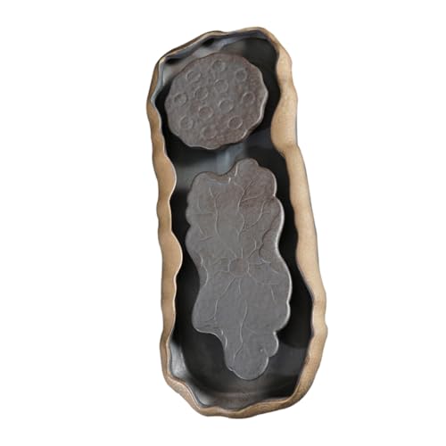 KICHOUSE Tee Tablett Tee Zeremonie Tablett Wasser Lagerung Drainage Kung Fu Teatable Keramik von KICHOUSE