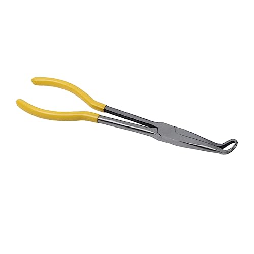 KICHOUSE 1 Stück Lange Zange Praktische Gebogene Spitzzange für Reparaturen Engen Bereichen für Kabel Crimp und Drahtarbeiten Ergonomisches Design Gelb KICHOUSE 1 Stück Lange Zange Praktische Gebogene Spitzzange für Reparaturen Engen Bereichen für Kabel Crimp und Drahtarbeiten Ergonomisches Design Gelb von KICHOUSE