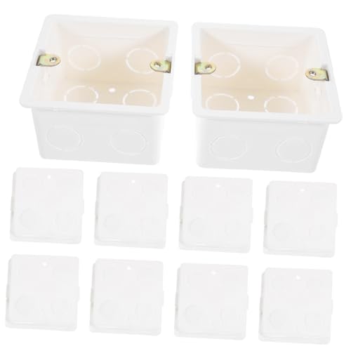 KICHOUSE 10 Stück 86 mit USB-Steckplätzen Draht Elektronik Leitung Auslauf Steckdose klemmschraube wirhings geldschrank kabelverbindung DIY schaltschrank gehäuse PVC Weiß KICHOUSE 10 Stück 86 mit USB-Steckplätzen Draht Elektronik Leitung Auslauf Steckdose klemmschraube wirhings geldschrank kabelverbindung DIY schaltschrank gehäuse PVC Weiß von KICHOUSE