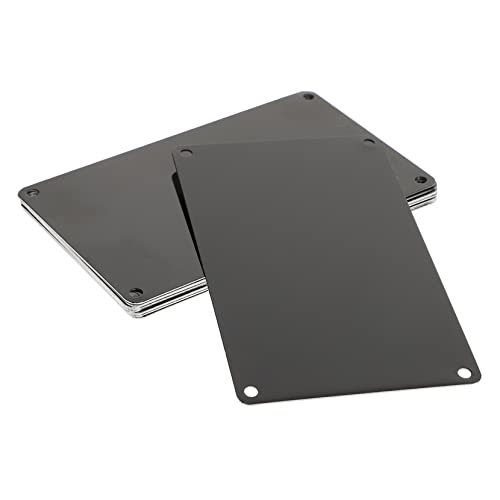 KICHOUSE 10 Stück Aluminium-Namensschilder Zum Selbermachen Gravur Bürotürschild Türschild Namenschild Typenschilder Alu Blanko Türschild Schwarz KICHOUSE 10 Stück Aluminium-Namensschilder Zum Selbermachen Gravur Bürotürschild Türschild Namenschild Typenschilder Alu Blanko Türschild Schwarz von KICHOUSE