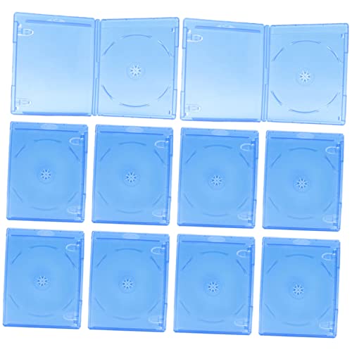KICHOUSE 10 Stück CD Hüllen Regale Automatisch Herausnehmbar Erinnerung An Notizen Transparent Abspielspender Mülleimer Poster Mülleimer CD Würfelhalter Blitzträger von KICHOUSE