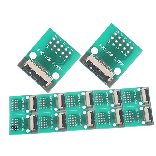 KICHOUSE 10 Stück FPC Adapter Board Planke Konverter Kabel / -Wandler PCB-Adapterplatine Spannungswandler fpc- Internationale Netzteile Leiterplattensteckverbinder Zinn von KICHOUSE