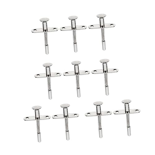 KICHOUSE 10 Stück Federmechanismus Riegel für Babybett Vielseitige Plunger Riegel für Möbel Schränke und Fensterlanglebig Einfache Montage KICHOUSE 10 Stück Federmechanismus Riegel für Babybett Vielseitige Plunger Riegel für Möbel Schränke und Fensterlanglebig Einfache Montage von KICHOUSE