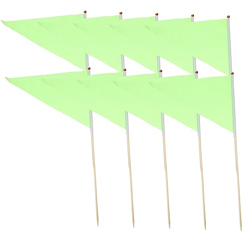 KICHOUSE 10 Stück Markierungsflaggen mit Stangen Robuste Gartenflaggen für Bewässerung Bau und Grundstücksmarkierung für Pflanzen und Projektkennzeichnung KICHOUSE 10 Stück Markierungsflaggen mit Stangen Robuste Gartenflaggen für Bewässerung Bau und Grundstücksmarkierung für Pflanzen und Projektkennzeichnung von KICHOUSE