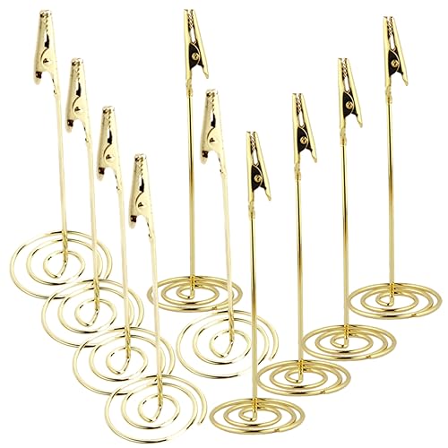 KICHOUSE 10 Stück Notizordner Inhaber Halter Schreibtisch Gold Weiß Haushaltskartenklammern kompakter Kartenclip Tischkartenklammern Memo -Clips Tischkartenclips Rostfreier Stahl Silber KICHOUSE 10 Stück Notizordner Inhaber Halter Schreibtisch Gold Weiß Haushaltskartenklammern kompakter Kartenclip Tischkartenklammern Memo -Clips Tischkartenclips Rostfreier Stahl Silber von KICHOUSE