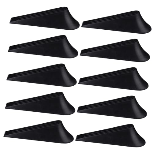KICHOUSE 10 Stück Teiliges Gummitürstopper für Rutschfeste Türkeile für Fliesen und Teppichböden für Kindersicherung und Türschutz Schwarz KICHOUSE 10 Stück Teiliges Gummitürstopper für Rutschfeste Türkeile für Fliesen und Teppichböden für Kindersicherung und Türschutz Schwarz von KICHOUSE