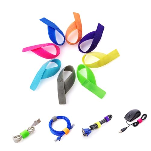 KICHOUSE 100 Stück Nylon Kabelbinder Kabel Organizer für Effektives Kabelmanagement Wiederverwendbare Tragbare Kabelstraps Himmelblau für Zuhause und Unterwegs für Kopfhörerkabel und USB KICHOUSE 100 Stück Nylon Kabelbinder Kabel Organizer für Effektives Kabelmanagement Wiederverwendbare Tragbare Kabelstraps Himmelblau für Zuhause und Unterwegs für Kopfhörerkabel und USB von KICHOUSE