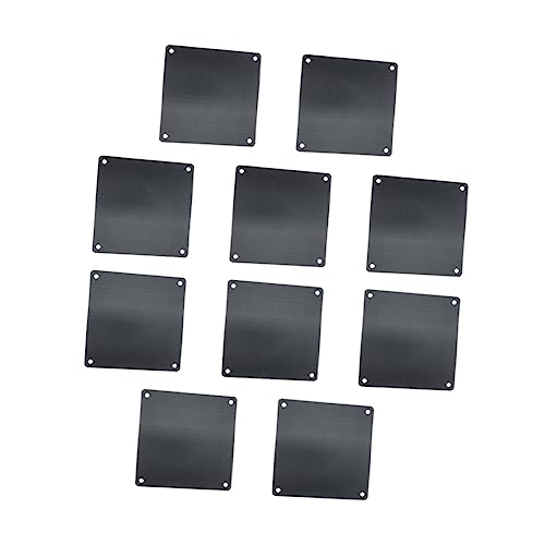 KICHOUSE 10Stücke Lüfterfilter Mesh Computerstaubschutz Einfache Installation für PC Gehäuse Zubehör Material Staubdichtes für Ventilatoren von KICHOUSE