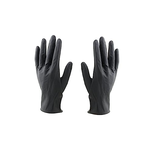 KICHOUSE 10Stücke Wiederverwendbare Latex Handschuhe für Friseursalons Schwarze Haarfärbemittel Handschuhe Mittelgroß und Leicht zu Reinigen KICHOUSE 10Stücke Wiederverwendbare Latex Handschuhe für Friseursalons Schwarze Haarfärbemittel Handschuhe Mittelgroß und Leicht zu Reinigen von KICHOUSE