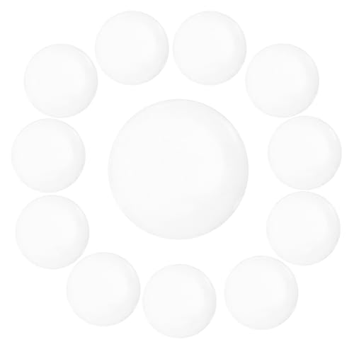 KICHOUSE 12 Stück Transparente Silikon Türpuffer Selbstklebend Geräuschdämpfend Wand und Türschutz Kratzfest für Zuhause Büro Schule von KICHOUSE