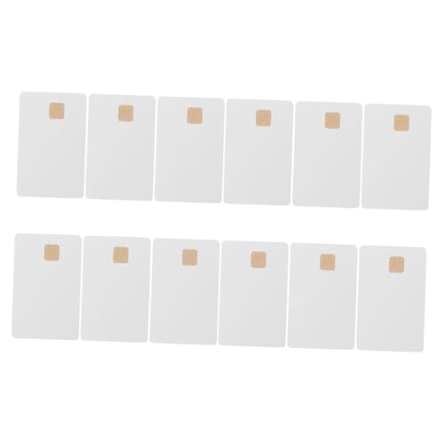 KICHOUSE 12 Stücke Ic Karten für Zugangskontrollsystem – 2Kb Speicher Weiß Einfach zu Bedienen Kompatibel mit Verschiedenen Systemen Langlebig von KICHOUSE