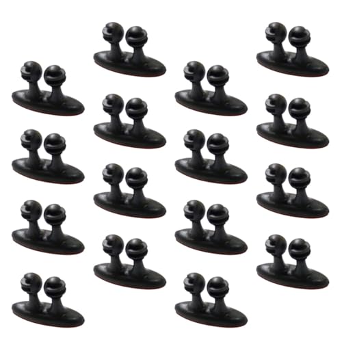 KICHOUSE 16 Stück Teiliges Selbstklebende Kabelclips für Kabelmanagement Mini Drahtorganizer für Auto Schwarz für Ladegeräte USB Kabel und Mehr KICHOUSE 16 Stück Teiliges Selbstklebende Kabelclips für Kabelmanagement Mini Drahtorganizer für Auto Schwarz für Ladegeräte USB Kabel und Mehr von KICHOUSE