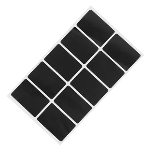 KICHOUSE Tafelaufkleber Selbstklebend Schwarze Tafelanhänger Wiederverwendbar Rechteckige Tafeletiketten Für Glasbehälter Einmachgläser Beschreibbar Abwischbar KICHOUSE Tafelaufkleber Selbstklebend Schwarze Tafelanhänger Wiederverwendbar Rechteckige Tafeletiketten Für Glasbehälter Einmachgläser Beschreibbar Abwischbar von KICHOUSE