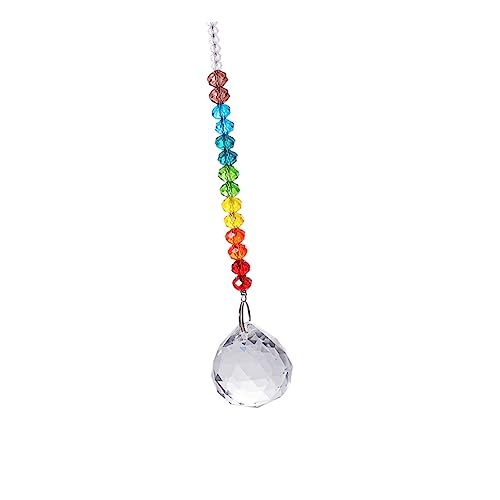 KICHOUSE 1Stück Farbiger Kristallanhänger DIY Schmuck Hängedekoration für Hochzeit Vorhang und Geschäft Elegante Fensterdeko aus Strapazierfähigem Kristallmaterial von KICHOUSE