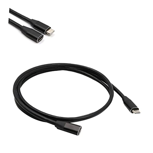KICHOUSE 1Stück USB C Verlängerungskabel Type C Daten und Ladeverlängerung Stecker zu Buchse für USB Geräte Flexibel und Tragbar Schwarz KICHOUSE 1Stück USB C Verlängerungskabel Type C Daten und Ladeverlängerung Stecker zu Buchse für USB Geräte Flexibel und Tragbar Schwarz von KICHOUSE
