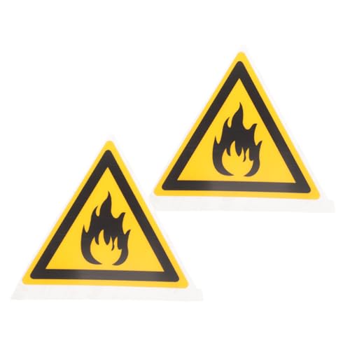 KICHOUSE 2 Stück Feuersicheres Warnschild Aufkleber Selbstklebend für Wald Brennbare Stoffe Warnhinweis Leicht Anzubringen Robust und Sichtbar KICHOUSE 2 Stück Feuersicheres Warnschild Aufkleber Selbstklebend für Wald Brennbare Stoffe Warnhinweis Leicht Anzubringen Robust und Sichtbar von KICHOUSE