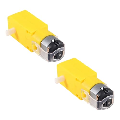 KICHOUSE 2 Stück Getriebemotor Dual Shaft für Smart Cars Robuste Motoren für Robotermodelle Einfache Installation Hohe Flexibilität und Präzise Steuerung KICHOUSE 2 Stück Getriebemotor Dual Shaft für Smart Cars Robuste Motoren für Robotermodelle Einfache Installation Hohe Flexibilität und Präzise Steuerung von KICHOUSE