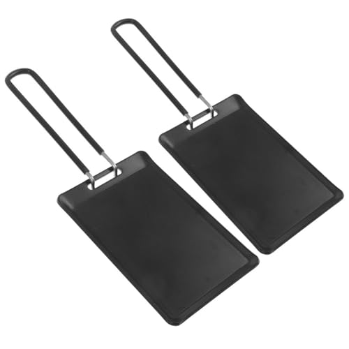 KICHOUSE Grillpfanne 2 Stücke mit Abnehmbarem Griff Tragbare Picknickpfanne Antihaft Bratpfanne für Camping und Bbq Grillplatte für und Gemüse KICHOUSE Grillpfanne 2 Stücke mit Abnehmbarem Griff Tragbare Picknickpfanne Antihaft Bratpfanne für Camping und Bbq Grillplatte für und Gemüse von KICHOUSE