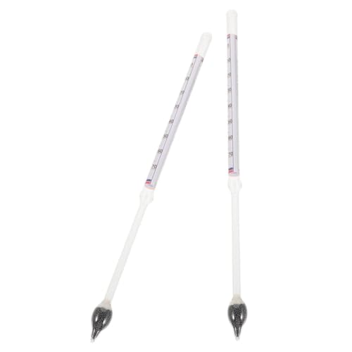 KICHOUSE Zuckerwaagen 2 Stück Ahornsirup-hydrometer Bier- Und Weinmessung Glas-hydrometer Einfach Zu Bedienendes Messgerät von KICHOUSE