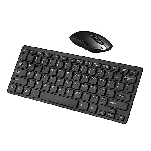 KICHOUSE 2.4g Ultra-dünnes Wireless Und Büro Und Zuhause Tragbar Kompatibel Mit Pc Laptop Tablet Schwarz Batterien KICHOUSE 2.4g Ultra-dünnes Wireless Und Büro Und Zuhause Tragbar Kompatibel Mit Pc Laptop Tablet Schwarz Batterien von KICHOUSE