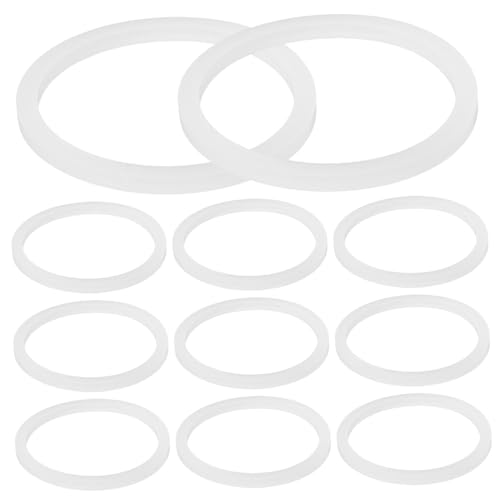 KICHOUSE 20 Stück Teiliges Dichtungsringe für Einmachgläser Wiederverwendbar Flexible Vorratsglas Dichtungen Bpa frei Für Kühlschrank Gefrierschrank Lagerung und Fermentation von KICHOUSE