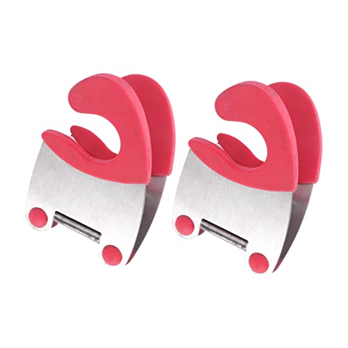 KICHOUSE 2Stücke Löffel Halter Verbrühschutz Topf Clip Küchenhelfer für Löffel Spatel und Utensilien Rot Hitzebeständig und Langlebig KICHOUSE 2Stücke Löffel Halter Verbrühschutz Topf Clip Küchenhelfer für Löffel Spatel und Utensilien Rot Hitzebeständig und Langlebig von KICHOUSE