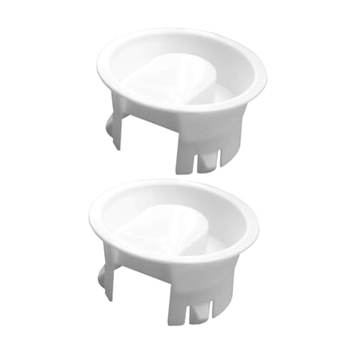 KICHOUSE 2st Becherdeckel Austauschbare Kannendeckel Glaskaraffe- -deckel Austausch Des Wasserkrugdeckels Deckel Für Wasserkrug Einmachglas Tassen Weiß Plastik Wiederverwendbar von KICHOUSE