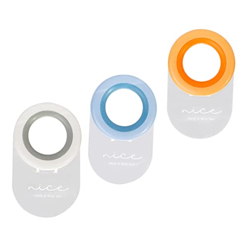 KICHOUSE 3 Stück Toilettendeckel Zuggriff Selbstklebend für Wc Deckel Kühlschranktüren Praktische Anwendung Moderne Designs Warmem Orange und Himmelblau KICHOUSE 3 Stück Toilettendeckel Zuggriff Selbstklebend für Wc Deckel Kühlschranktüren Praktische Anwendung Moderne Designs Warmem Orange und Himmelblau von KICHOUSE