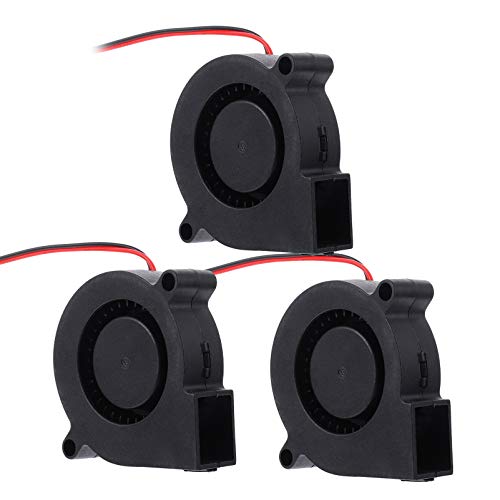 KICHOUSE 3St Druckerlüfter industrielüfter Industrial Fan 3D-Druckerteile Hotend-Extruder-Kühler heizstrahler Kühlerlüfter für 3D-Drucker 3D drucker dc gebläselüfter Zubehör Abs von KICHOUSE