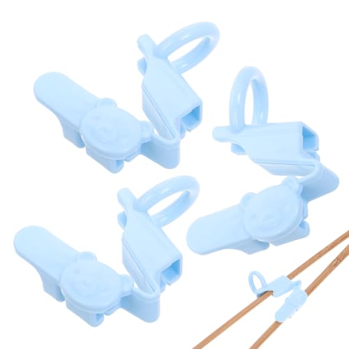 KICHOUSE 3Stücke Essstäbchen Helfer für Wiederverwendbare Klammern zur Handposition Korrektur für Anfänger und Senioren Sicher und Komfortabel der Anwendung Blau KICHOUSE 3Stücke Essstäbchen Helfer für Wiederverwendbare Klammern zur Handposition Korrektur für Anfänger und Senioren Sicher und Komfortabel der Anwendung Blau von KICHOUSE